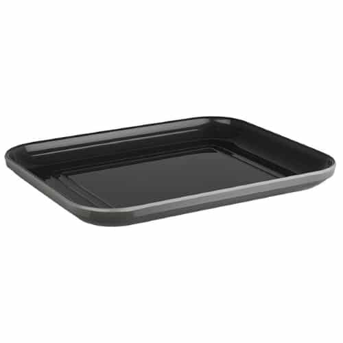 BUF-PAD-85124.jpg MELAMINE EMMA GN TRAY 1/2 BLACK PADERNO ITALY - BY ORDER - Image 1