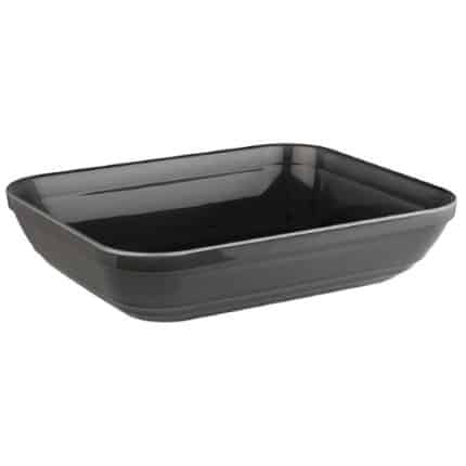 MELAMINE EMMA GN BOWL 1/2 BLACK PADERNO ITALY - BY ORDER