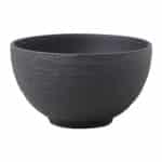 MELAMINE ROCKY BOWL 10CM BLACK UNIQUE