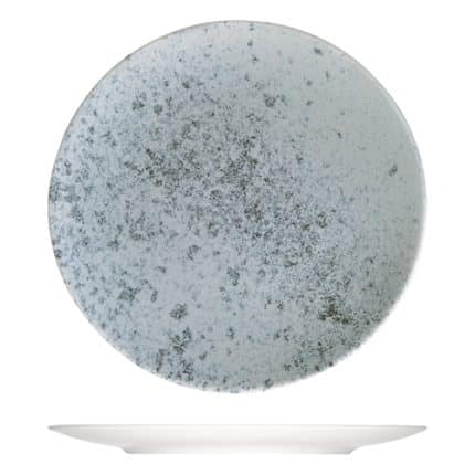 SANDSTONE GRAY FLAT 17CM PLATE COUP BAUSCHER