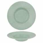 EDGE GLOW SEA DEEP 26CM PLATE WITH RIM BAUSCHER GERMANY