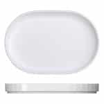 EDGE WHITE STEP 32X17CM PLATTER BAUSCHER GERMANY