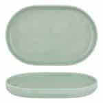 EDGE GLOW SEA STEP OVAL 32X17CM PLATTER BAUSCHER GERMANY