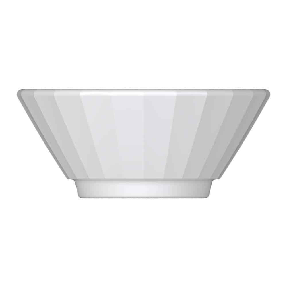 CRO-BAU-766109.jpg EDGE WHITE BOWL 9CM BAUSCHER GERMANY - Image 1