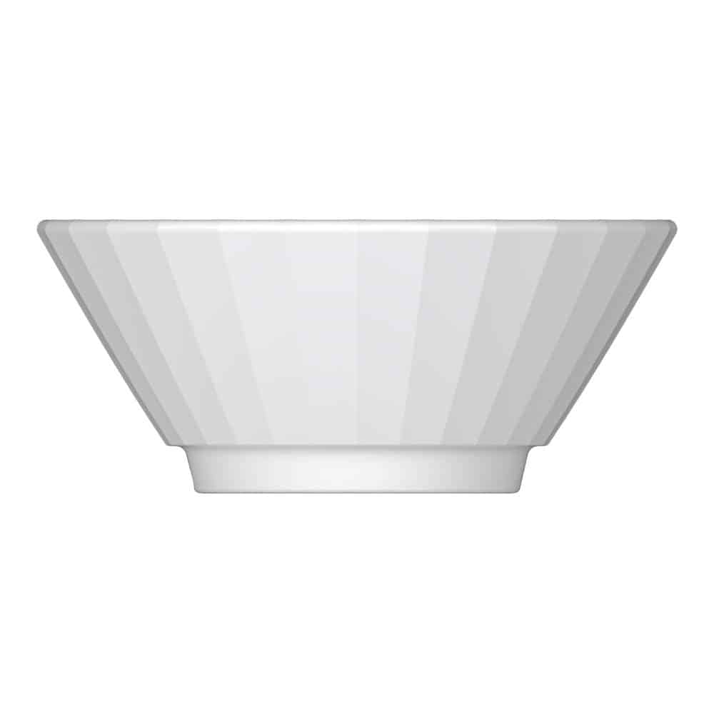 CRO-BAU-766113.jpg EDGE WHITE BOWL 13CM BAUSCHER GERMANY - Image 1