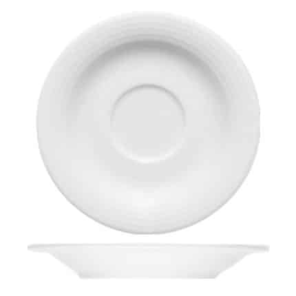 DIALOG EMBOSSED SAUCER 13CM ESPRESSO BAUSCHER GERMANY
