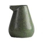 WINGS PORCELAIN SAUCE MILK POT OLIVE GREEN MATT 10CL 15-071 TABLETOP