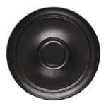 WINGS PORCELAIN SAUCER ROUND BLACK MATT 15.4CM 15-025 TABLETOP - BY ORDER