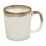 ESSENTIALS REACTIVE BEIGE CUP MUG 31CL STONEWARE ESPIEL