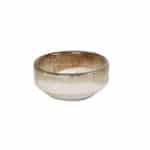ESSENTIALS REACTIVE BEIGE BOWL STACKABLE 6CM STONEWARE ESPIEL
