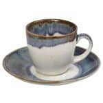 ESSENTIALS REACTIVE BLUE ESPRESSO CUP 9CL STONEWARE ESPIEL