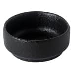 VOLCANIC BOWL 6.5CM BLACK PORCELAINE TABLETOP