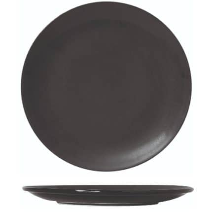 MIDNIGHT MAT BLACK FLAT PLATE 31CM GTSA - DISCONTINUED