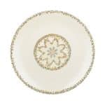 TESSERA FLAT PLATE ROUND 17CM VITRIFIED PORCELAIN TABLETOP