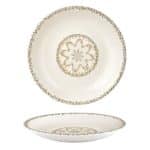 TESSERA DEEP PLATE ROUND 23CM VITRIFIED PORCELAIN TABLETOP