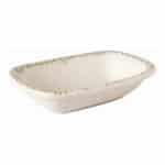TESSERA BOWL RECTANGULAR 16X11CM VITRIFIED PORCELAIN TABLETOP