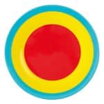KIDS MELAMINE PLATE 20CM COLORFUL PADERNO