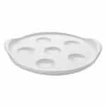 ESCARGOT DISH PORCELAIN 6 DIVISIONS 19CM PADERNO - BY ORDER