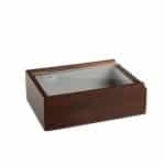 WOODEN BOX CORFU FOR DRY ICE EFFECT 21X13X7CM 100 CHEF