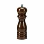 PEPPER/SALT CERAMIC GRINDER MILL WOOD BROWN H12CM ILSA ITALY