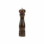 PEPPER/SALT CERAMIC GRINDER MILL WOOD BROWN H35CM ILSA ITALY