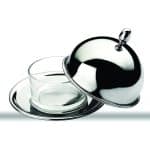 BUTTER DISH 10CM WITH CLOCHE 8CM INOX 18-10 MEPRA ITALY - BY ORDER