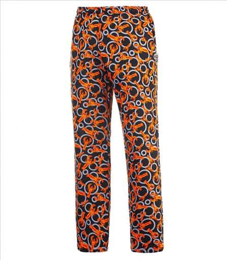 3502134A.jpg EGO CHEF TROUSER LOBSTER 100 COTTON ITALY - BY ORDER - Image 1