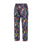 EGO CHEF TROUSER COLOR SKULLS100 COTTON ITALY - BY ORDER