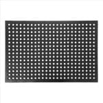 FLOOR MAT RUBBER INTERLOCKING 90X90X1.2CM UNIQUE