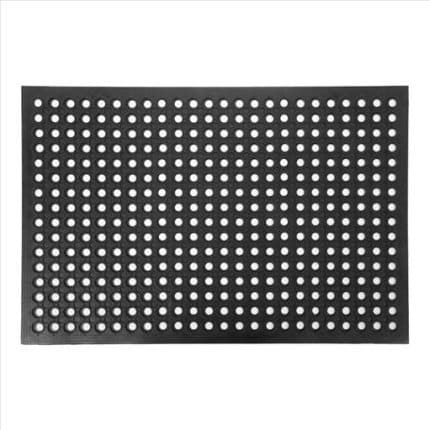 FLOOR MAT RUBBER INTERLOCKING 90X90X1.2CM UNIQUE