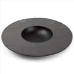 LIVELLI PASTA / DESSERT PLATE 20X9CM BLACK CHIC BELGIUM