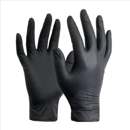 GLOVE DISP BLACK NITRILE POWDER FREE 1X100 MEDIUM