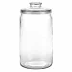 GLASS JAR WITH GLASS LID 6.00LIT BORGONOVO ITALY