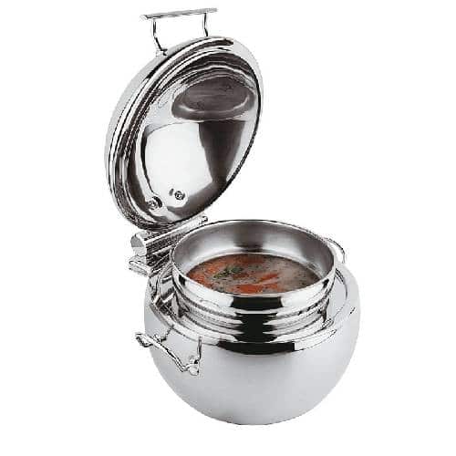 BUF-PAD-49790-09.jpg SOUP WARMER KETTLE 10LT ELECTRIC INDUCTION PADERNO - Image 1