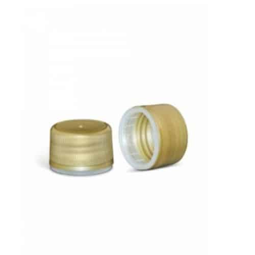 BWC-AQU-00242214.jpg CAP LID PLASTIC GOLD 31.5 FOR DORICA BOTTLE 2578 UNIQUE - Image 1