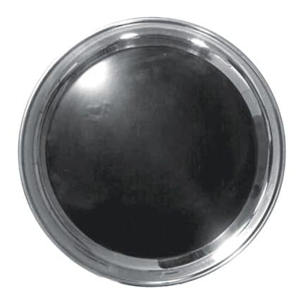 SERVING TRAY ROUND INOX ANTISLIP 35CM