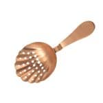 BAR COCKTAIL STRAINER JULEP COPPER SEASHELL 7.5CM NOVATEX