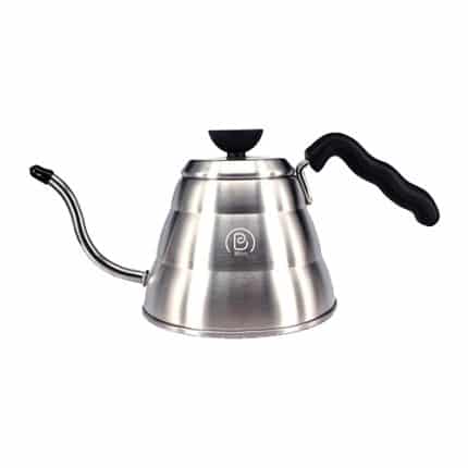 COFFEE POT INOX 1000ML W/H PLASTIC HANDLE