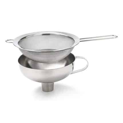ISI FUNNEL W/H SIEVE S/S