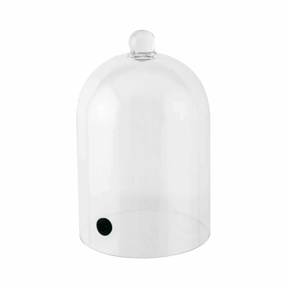 BWC-PAD-49923-18.jpg GLASS WOOD CLOCHE FOR COCKTAIL 17X28CM PADERNO - Image 1