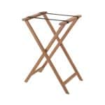 SVET SERVING TRAY STAND FOLTABLE WOOD OAK 50X40X80CM UNIQUE