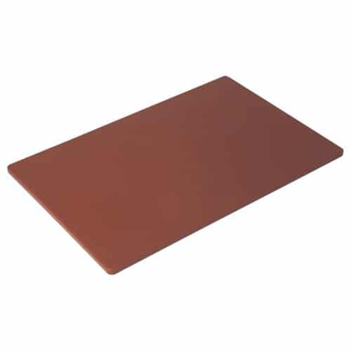 CLE-GTS-77-53136.jpg CUTTING BOARD PE HACCP BROWN 50X30X1.5CM GTSA - BY ORDER - Image 1