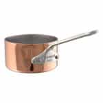 BY ORDER - COPPER WITH INOX HANDLE MINI SAUCEPAN 9X4.5CM 30CL MAUVIEL FRANCE