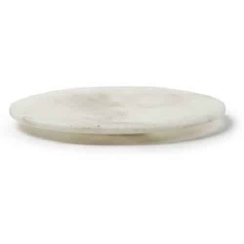 CRO-100-1900076.jpg BY ORDER 100 CHEF MARBLE PLATE WHITE 30CM SPAIN - Image 1