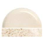 CAVN STONE BOWL 23X5.5CM BEGE
