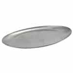 VINTAGE SNOW GREY PLATE OVAL COUP 22X12X1CM INOX 18-10  ESPIEL