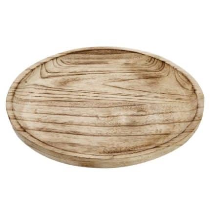 PAULOWNIA NATURAL WOOD SERVING TRAY 30X2.5CM ESPIEL - BY ORDER
