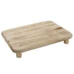 PAULOWNIA NATURAL WOOD SERVING TRAY 33.5X23CM ESPIEL - BY ORDER