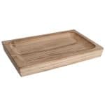 PAULOWNIA NATURAL WOOD SERVING TRAY GN 1/3 32.5X17.6X4CM ESPIEL - BY ORDER