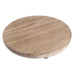 PAULOWNIA NATURAL WOOD SERVING TRAY ROUND 35X1.6CM ESPIEL - BY ORDER